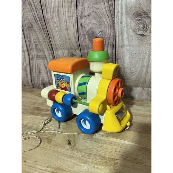1982 Child Guidance Busy Choo-Choo Train Toy Educational VTG Used See Pictures! - Picture 5 of 11